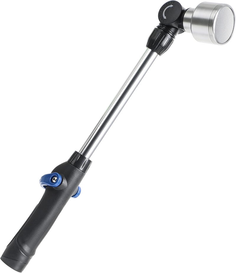 STYDDI Soft Rain Watering Wand with Pivoting Head and Thumb Control, 18" Gentle Classic Rain Wand with 1008Holes Stainless Head, Perfect for Hanging Baskets, Planters, Greenhouses and Seedbed - Image 1